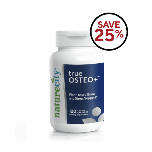 TrueOsteo+ Plant Based Bone Support With Stress Support (Black Friday Special)