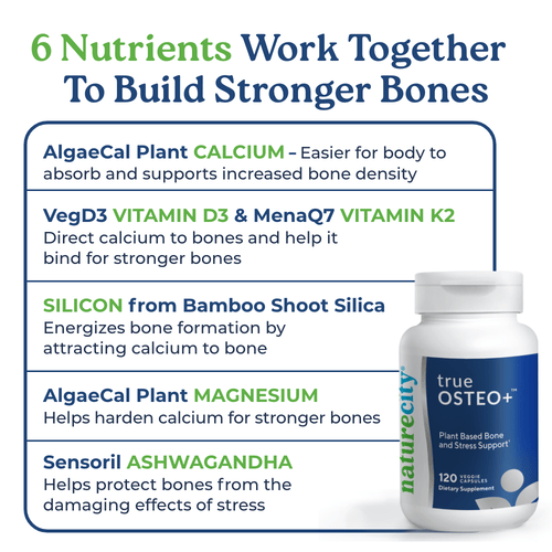 TrueOsteo+ Plant Based Bone Support With Stress Support-4