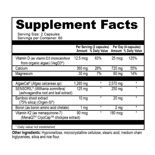 TrueOsteo+ Plant Based Bone Support With Stress Support-7